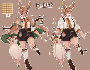 One of my draft vtuber designs for myself.